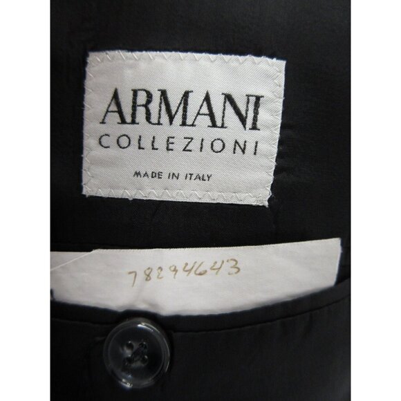 Armani Collezioni Sport Coat 44 Long (42) Blazer Wool Jacket Italy - Picture 10 of 13